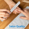 FOOTNICE 1000 PCS Professional Jumbo Nail Files - Salon Bulk Double-Sided 80/80 Grit Zebra Design - Reusable Manicure Files for Nail Techs & Salons