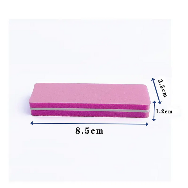 [OEM/ODM] Khối đệm móng màu hồng EVA hai mặt tùy chỉnh cho móng tay