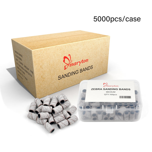 (10.000 Chiếc/Hộp) Dải chà nhám Zebra lớn 6,3mm dành cho mũi khoan móng tay thông thường