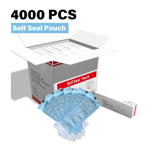 FOOTNICE 4000 PCS Self Sealing Bags - Hygienic Manicure Tools & Nail Art Storage | Salon Organization Pouch | USA Stock