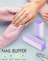 12 CÁI Professional 4 Way Nail Buffing Block Dũa 100/180 Grit Nail Art Dũa Dụng cụ làm móng
