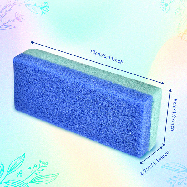 FOOTNICE 12-Pack Family Foot Care Kit, Professional Reusable Callus Remover Pumice Stones for Cracked Heels & Dead Skin, Hygienic Double Sided Pedicure Tool (USA Ships Today）