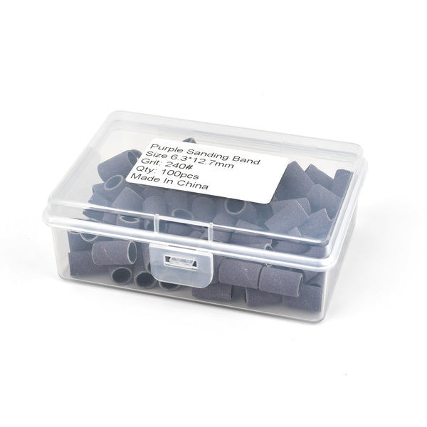 [OEM/ODM] 6.3*12.7mm Nail Drill Colorful Sanding Bands for Nails Polishing and Shaping