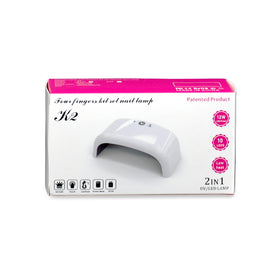 Máy sấy móng tay UV/LED 2 trong 1 điều khiển cảm ứng ánh sáng mặt trời cỡ nhỏ kết nối USB với 10 bóng đèn