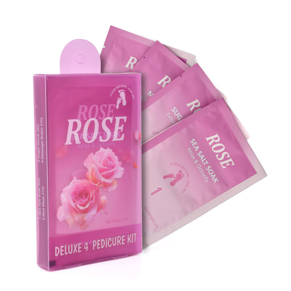 [OEM/ODM] Pedi in a Box Deluxe 4 bước chăm sóc da chân lột da, thư giãn & thải độc spa chăm sóc chân