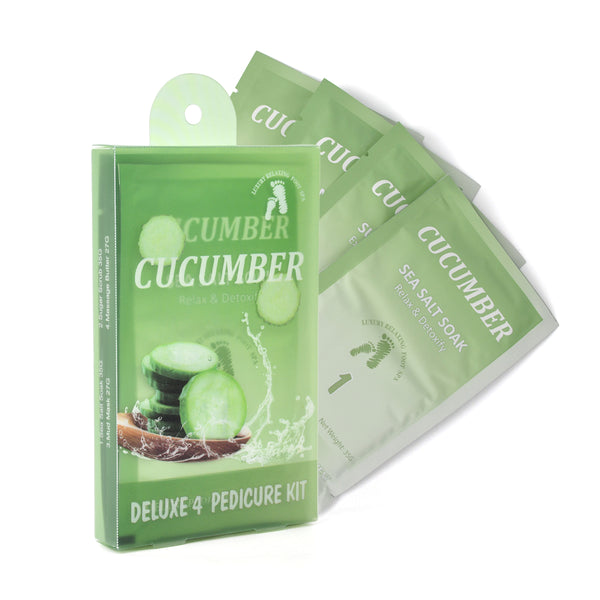 [OEM/ODM] Pedi in a Box Deluxe 4 bước chăm sóc da chân lột da, thư giãn & thải độc spa chăm sóc chân