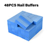 FOOTNICE 48 PCS Nail Buffer Blocks, 180/240 Grit 3-Way Buffing Pads Salon Quality, For Gel Polish & Acrylics, Natural Nail File & Shine | USA Stock