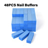 FOOTNICE 48 PCS Nail Buffer Blocks, 180/240 Grit 3-Way Buffing Pads Salon Quality, For Gel Polish & Acrylics, Natural Nail File & Shine | USA Stock