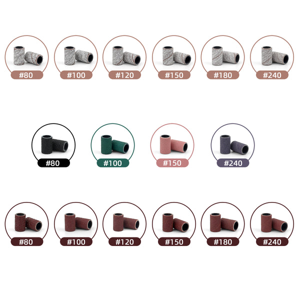 [OEM/ODM] 6.3*12.7mm Nail Drill Colorful Sanding Bands for Nails Polishing and Shaping