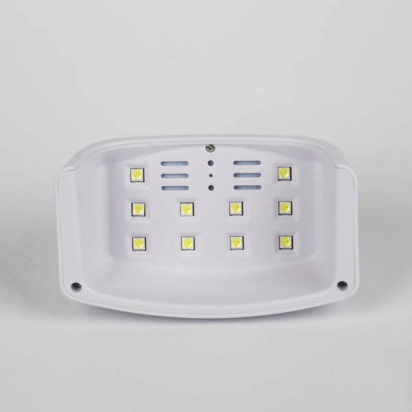 Kích thước nhỏ Ánh sáng mặt trời Điều khiển cảm ứng Máy sấy đèn móng tay USB UV / LED với 10 đèn PCS
