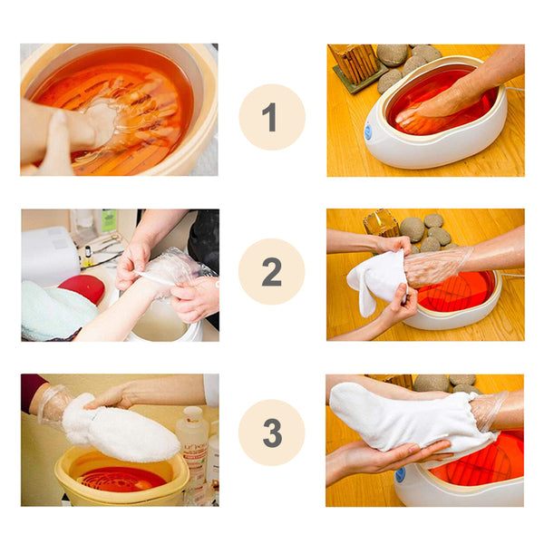 [OEM/ODM] Chất liệu trong suốt Sáp tắm trị liệu cho tay và chân dùng một lần Lớp lót paraffin